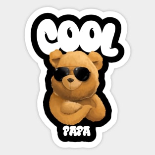 Fathers day cool papa Sticker